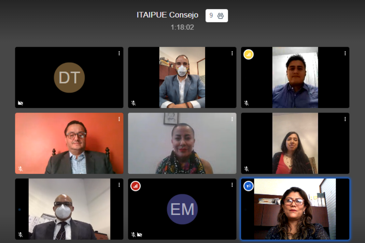 Realiza ITAIPUE segunda sesión virtual de Consejo Consultivo