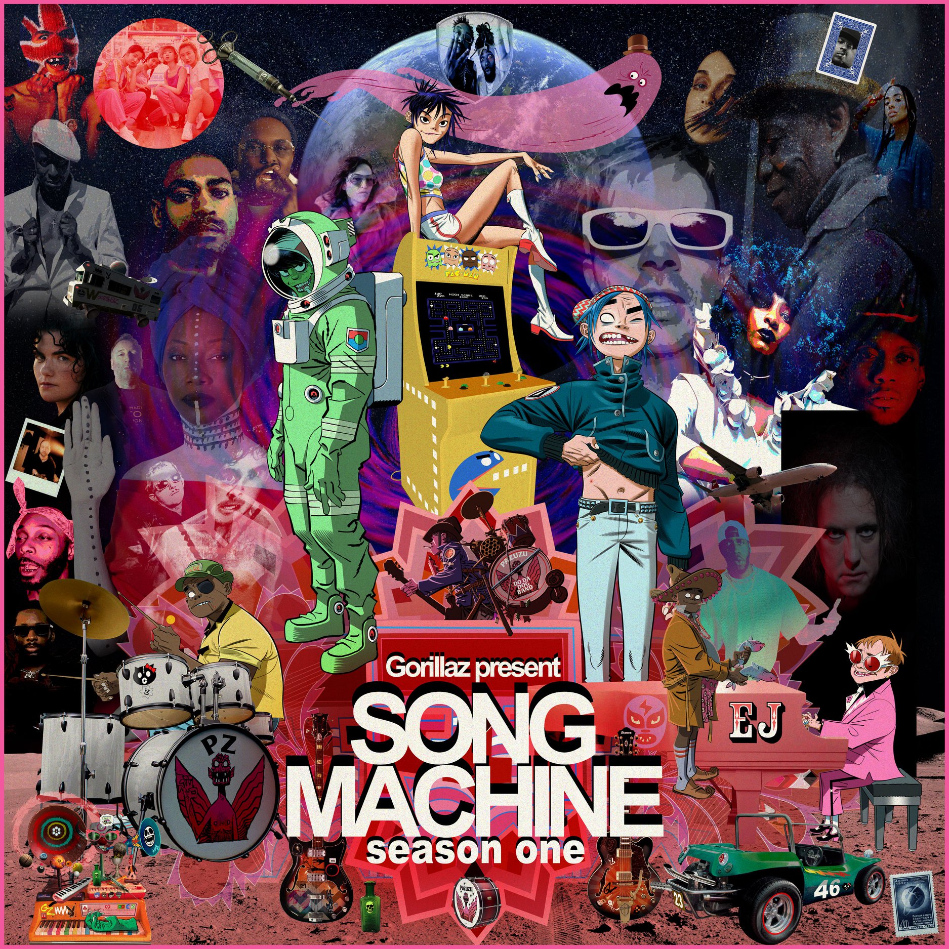 -“The Pink Phantom” featuring Elton John & 6Lack, nuevo episodio de Gorillaz.