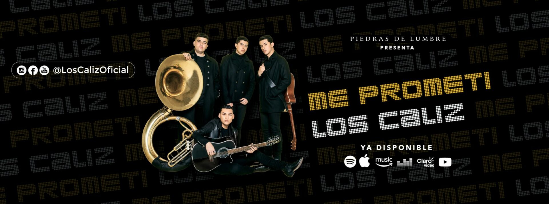 -“Los Caliz” promueven su nuevo sencillo titulado “Me prometí”.