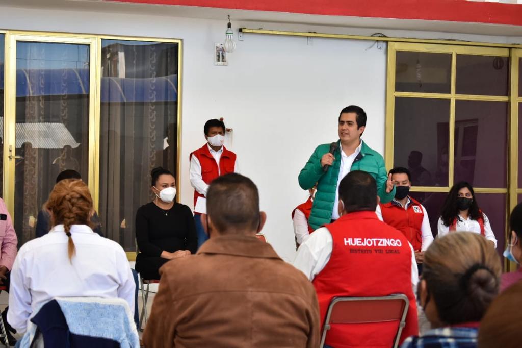 Encabeza Lorenzo Rivera, encuentros con la militancia de Cd. Serdán y Huejotzingo