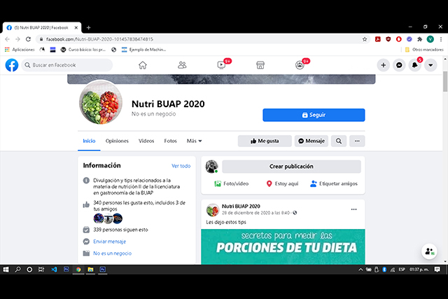 Nutri BUAP, un espacio de información nutricional para la salud de la comunidad universitaria