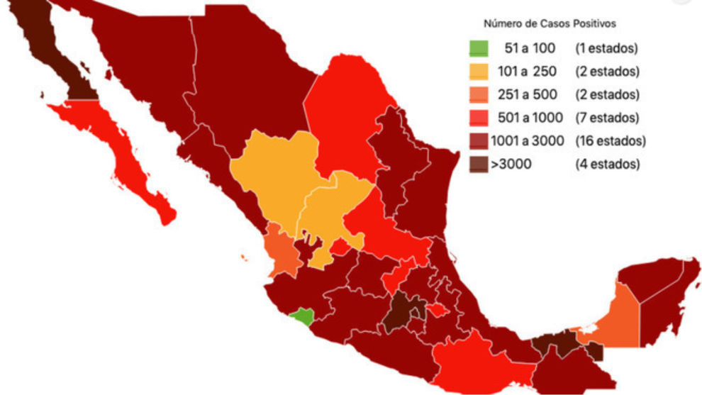 México acumula 159 mil 533 muertes por Covid-19