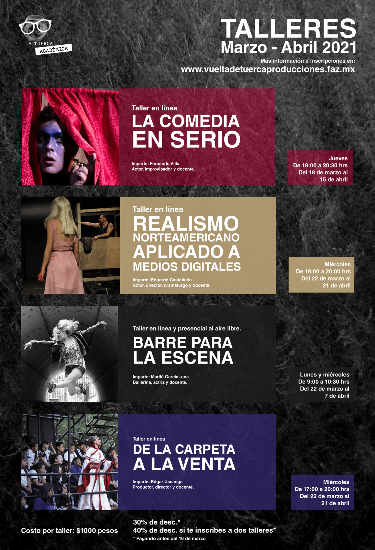 Segunda Temporada de Talleres de “La Tuerca Académica”