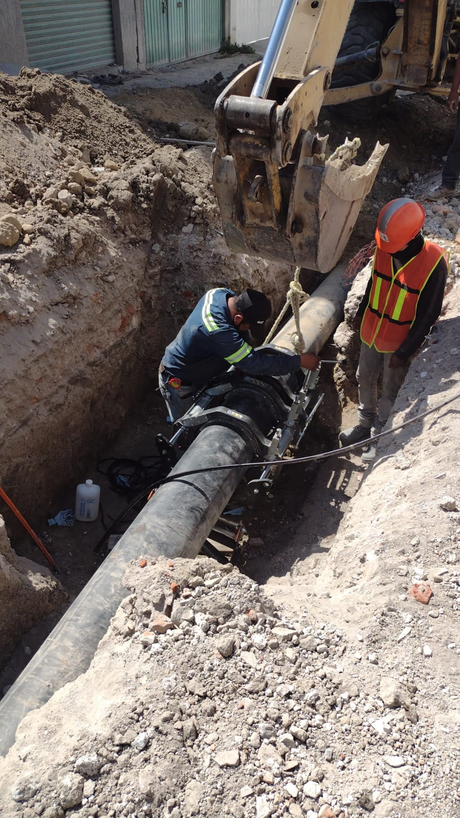 Agua de Puebla inició la Sustitución de la Línea de Distribución de agua en la colonia Guadalupe Hidalgo