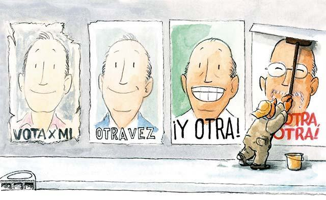 SIN LÍMITES. Malas noticias para los que pretenden reelegirse