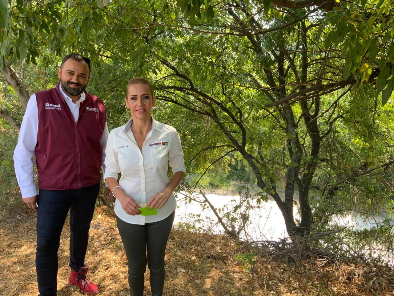 Candidatos a Diputación Federal en Puebla, evidencian la contamin ación del Río Atoyac pese a que poblanos pagan por el saneamiento