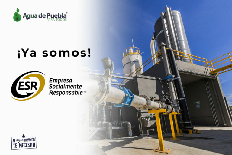Agua de Puebla obtiene el distintivo como  “Empresa Socialmente Responsable”