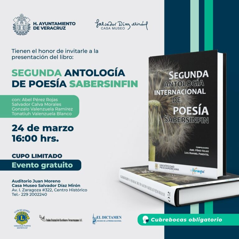 OASIS. Segunda Antología Internacional de Poesía  en la Casa Museo “Salvador Díaz Mirón”