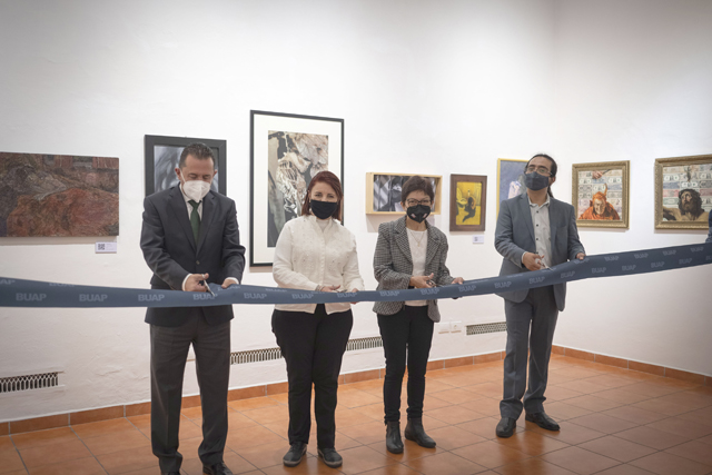 La Rectora Lilia Cedillo Ramírez inaugura Catarsis, la luz entre sombras, exposición de estudiantes de Artes Plásticas y Audiovisuales