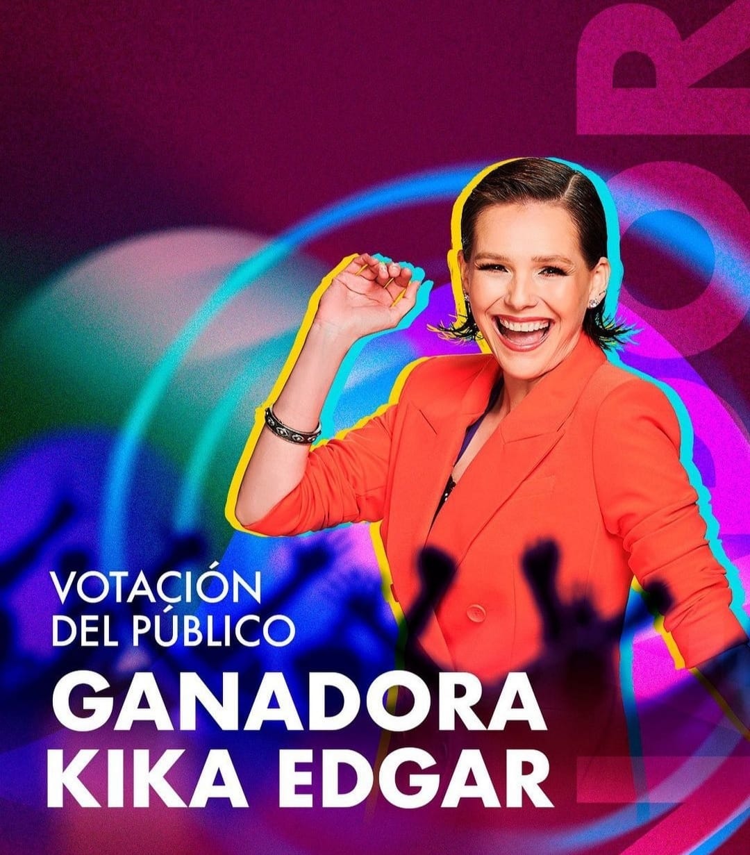 Kika Edgar ganó el premio “Favorito del Público en México” en “Tu Cara Me Suena”