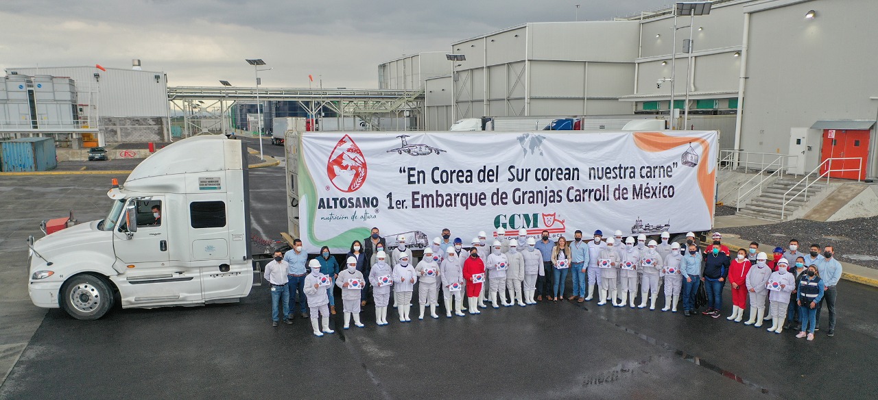 Granjas Carroll inicia exportaciones a Corea del Sur