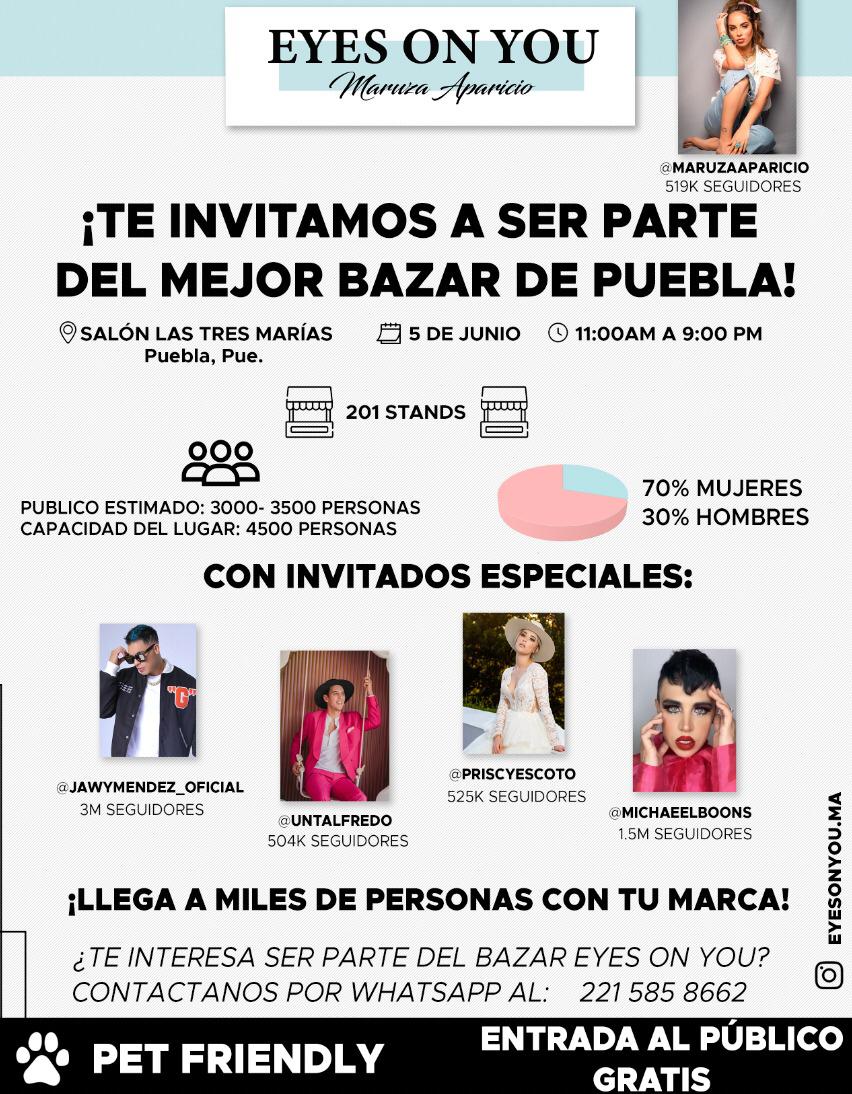 Reconocidos invitados estarán presentes en la 3ª edición del bazar “Eyes On You Maruza Aparicio”
