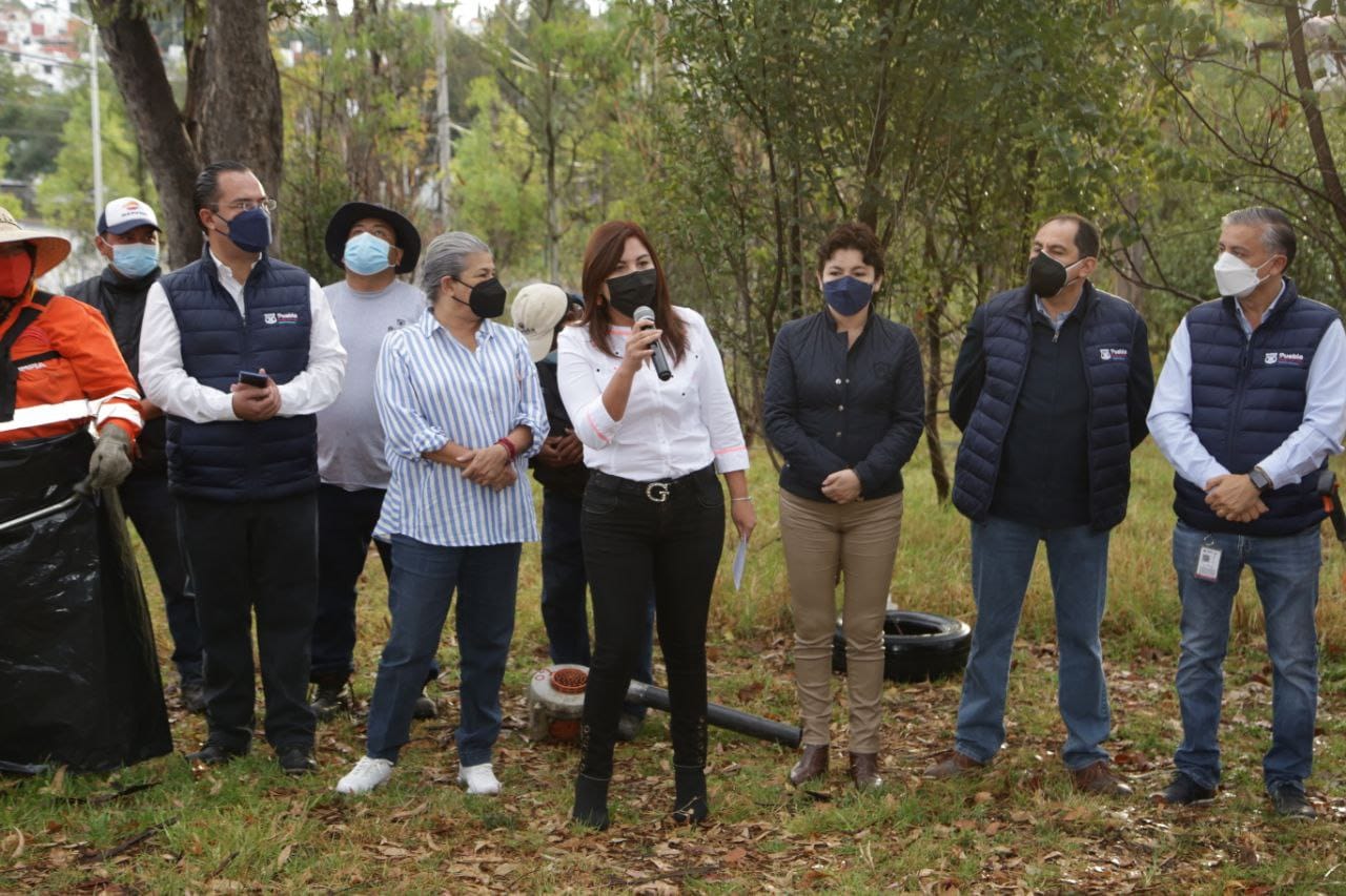 Lleva Ayuntamiento de Puebla jornada integral de vialidades a la entrada de La Margarita