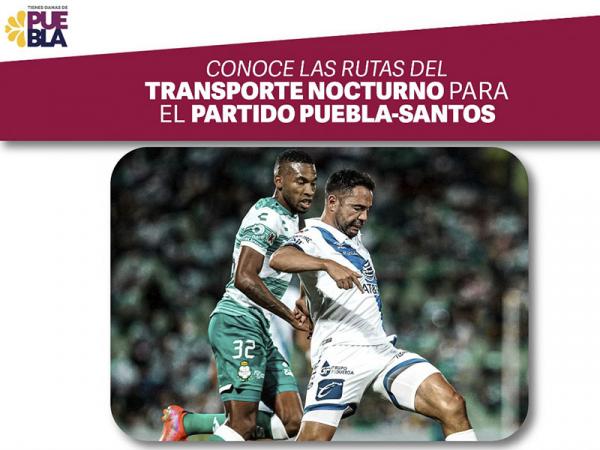 Vuelve transporte nocturno para disfrutar partidos del Club Puebla: SMT
