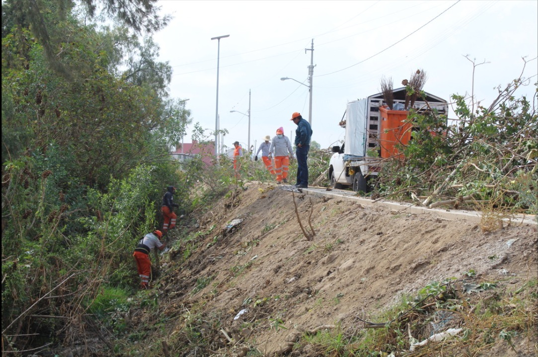 Comité de lluvias del Ayuntamiento de Puebla efectúa acciones para prevenir inundaciones