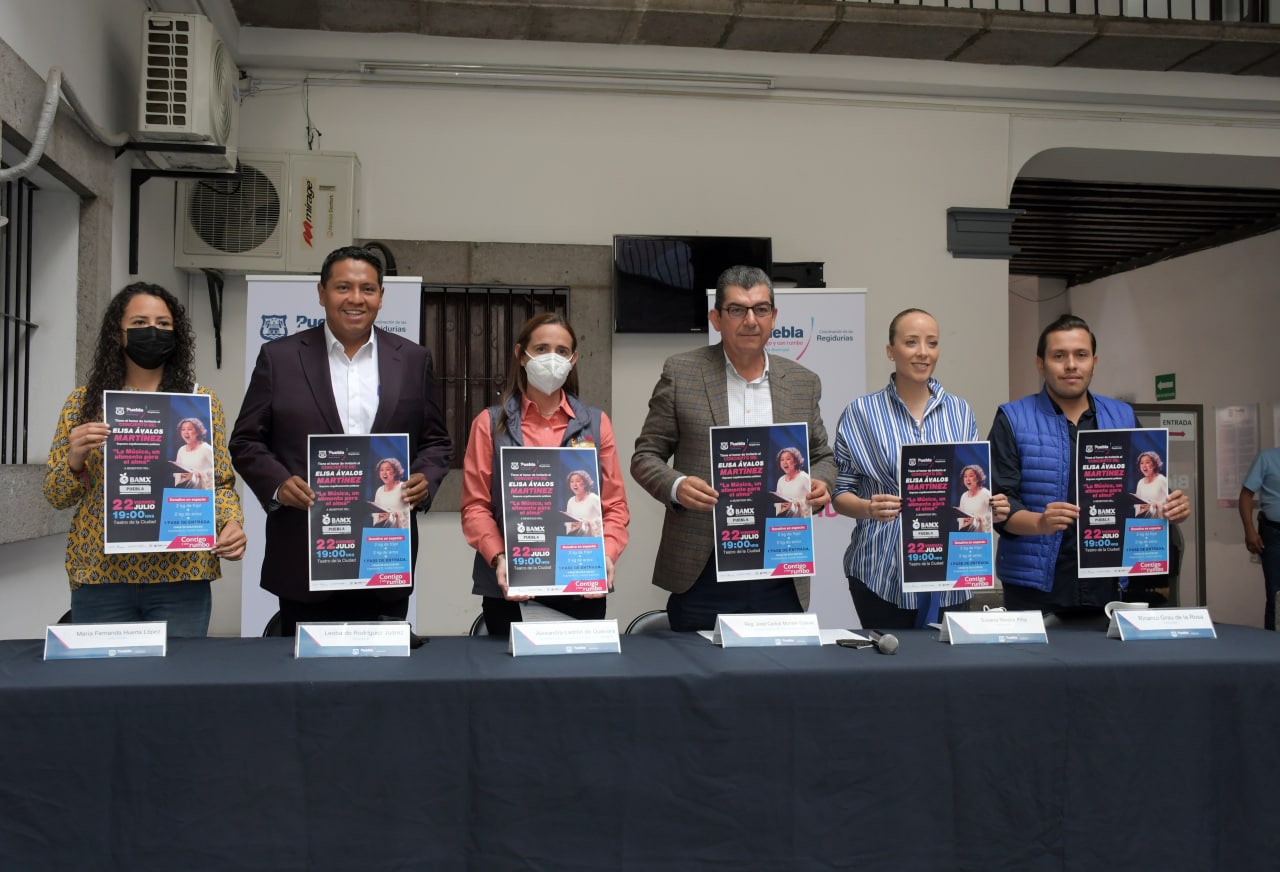 Invitan regidores poblanos a concierto con causa para recaudar una tonelada de alimentos