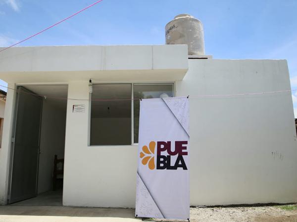 Ejecuta Bienestar programa Cuarto Dormitorio en Tlahuapan