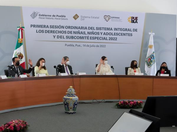Rinde SIPINNA Puebla primer informe cuatrimestral de actividades