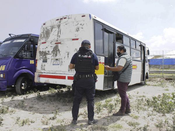Por irregularidades, gobierno estatal retira de circulación a 22 unidades de transporte público