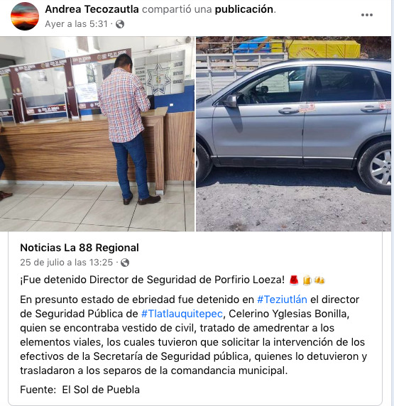 Es De muy Buena Fuente. Loaeza protege a Celerino. Embarra a Peredo