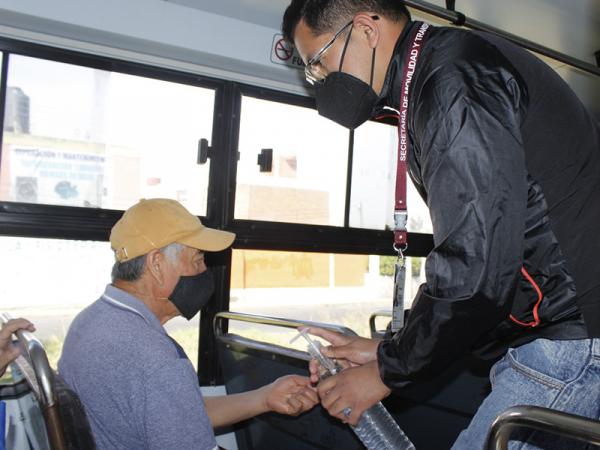 Implementa SMT acciones de protección a la salud en 141 unidades del transporte público