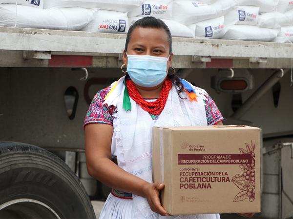 Arranca SDR entregas del programa Recuperación de la Cafeticultura Poblana