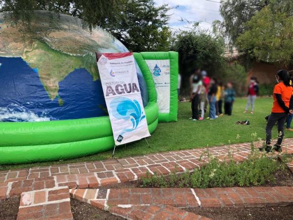 Promueve CEASPUE correcto uso del agua en San Andrés Cholula