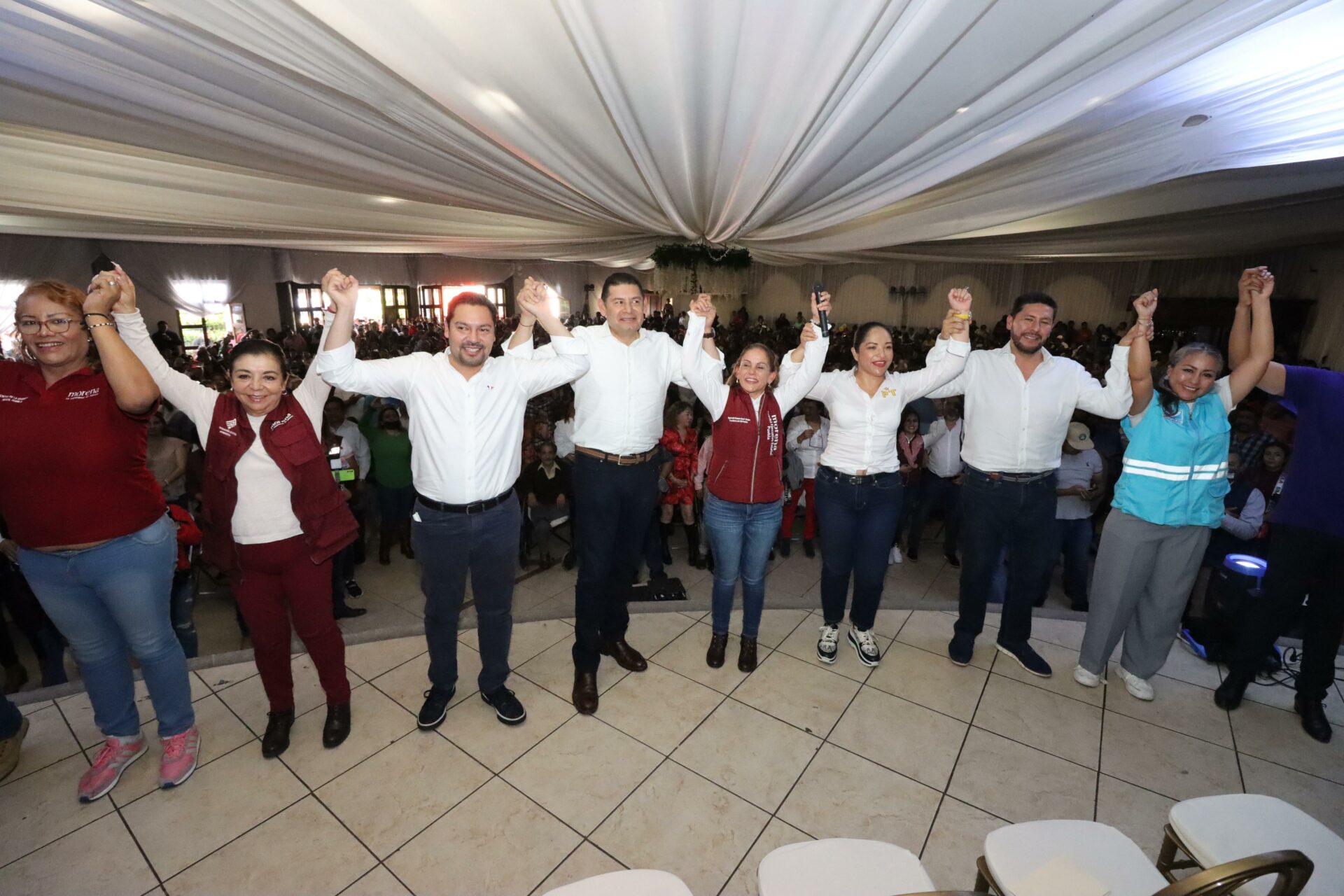La 4T y red ferroviaria reactivan la economía de Puebla, afirma Alejandro Armenta