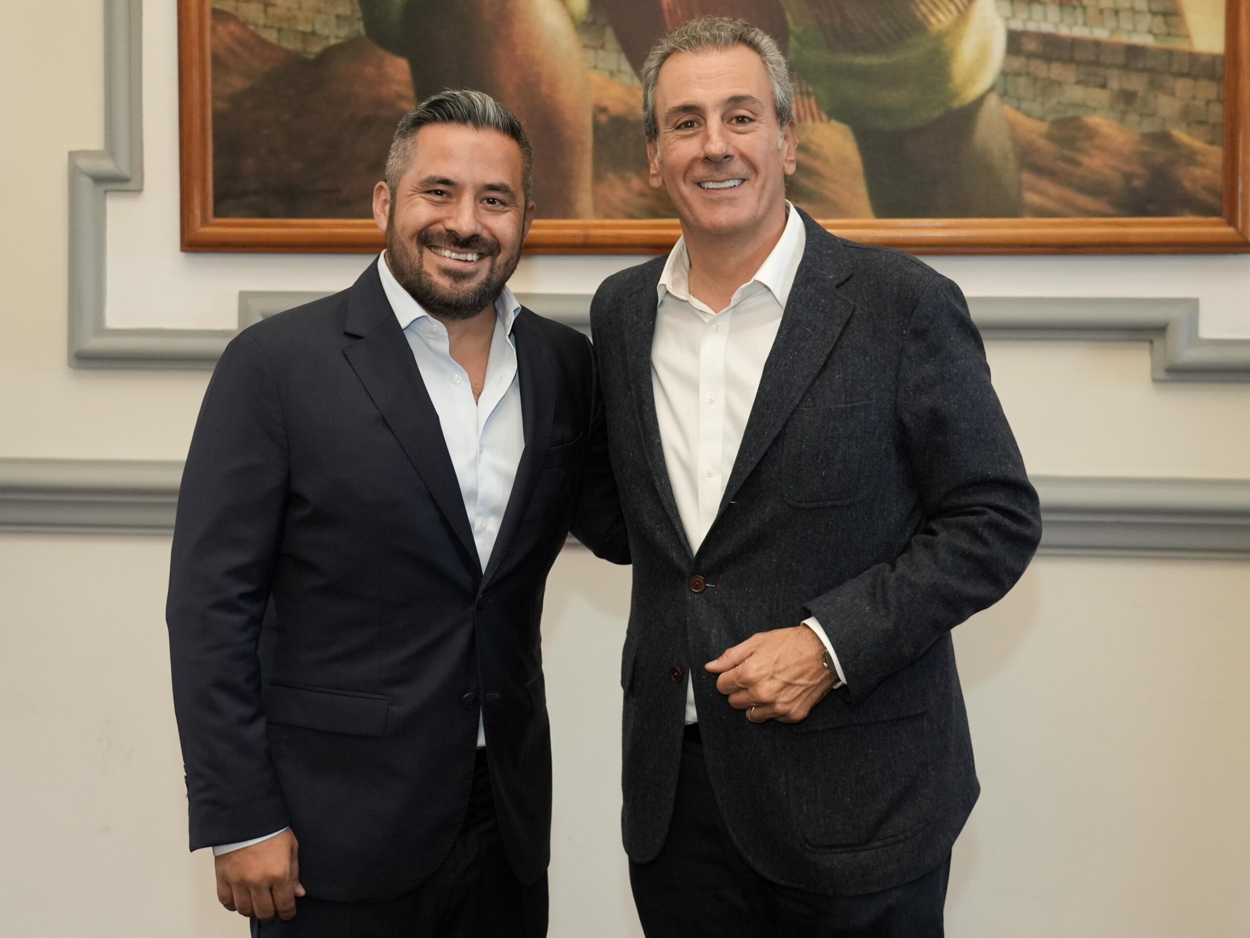 Reunión entre lo equipos del Presidente Electo José Chedraui y el Presidente Municipal Adán Domínguez