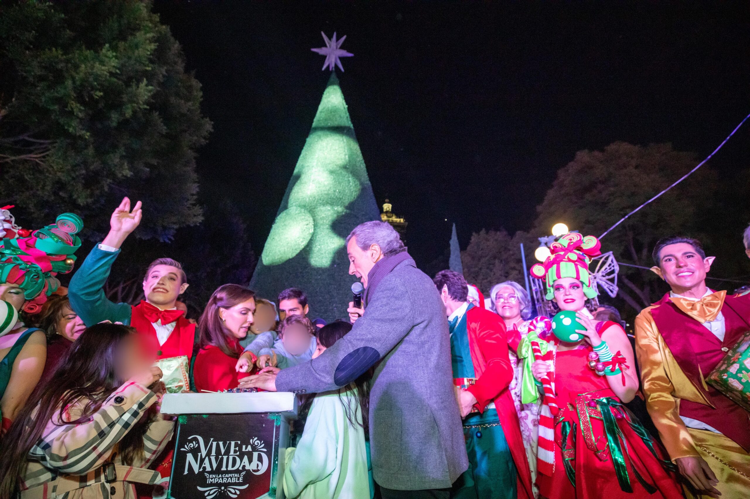 Presenta Gobierno de la Ciudad el actividades del Festival Vive la Navidad