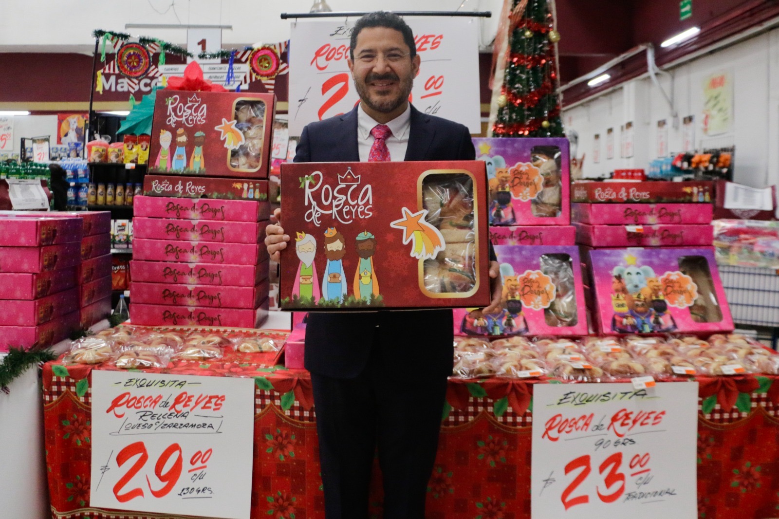 Ofrece SuperISSSTE la tradicional Rosca de Reyes en sucursales de Ciudad de México y Pachuca