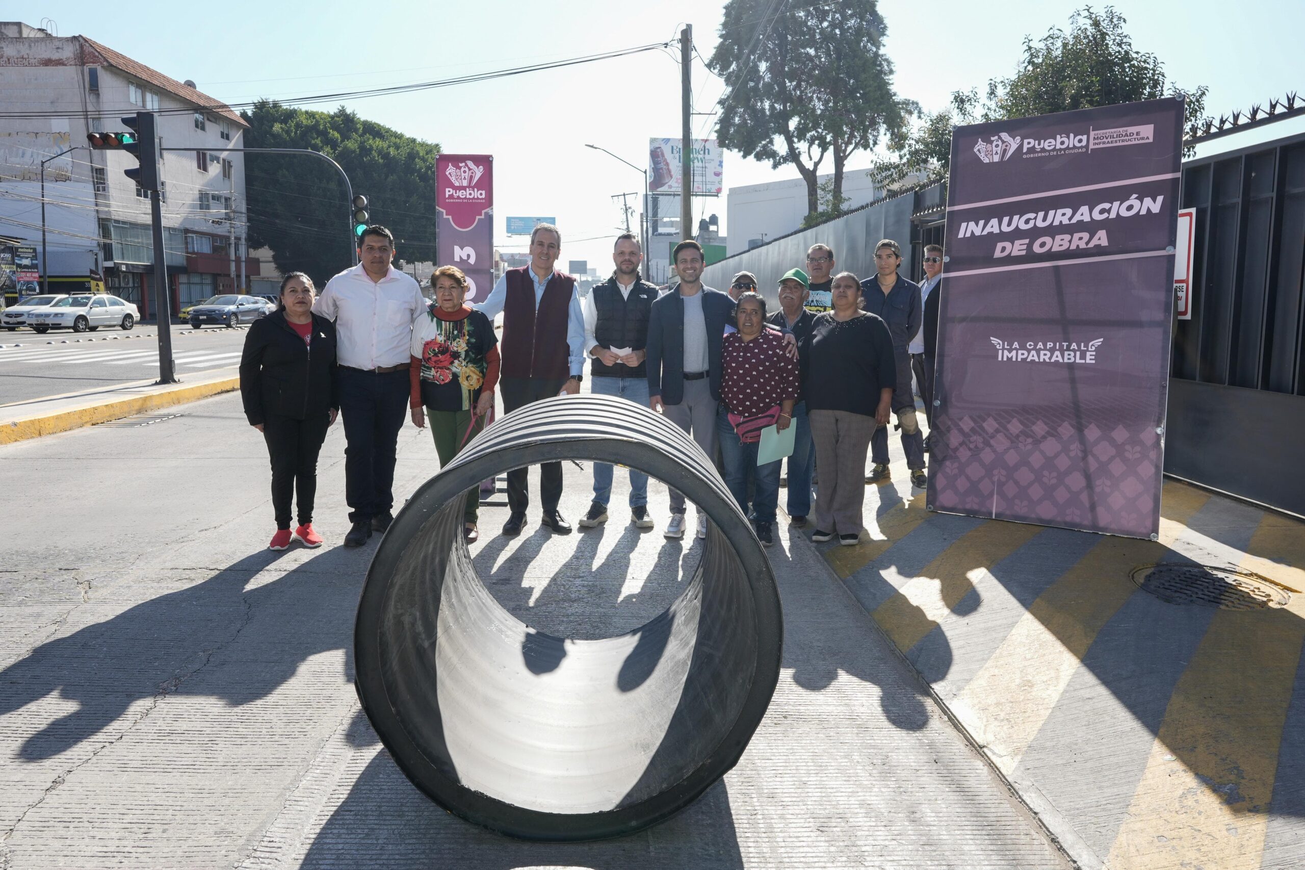 Entrega Pepe Chedraui Red de Alcantarillado Pluvial en la colonia Santa Cruz Los Ángeles
