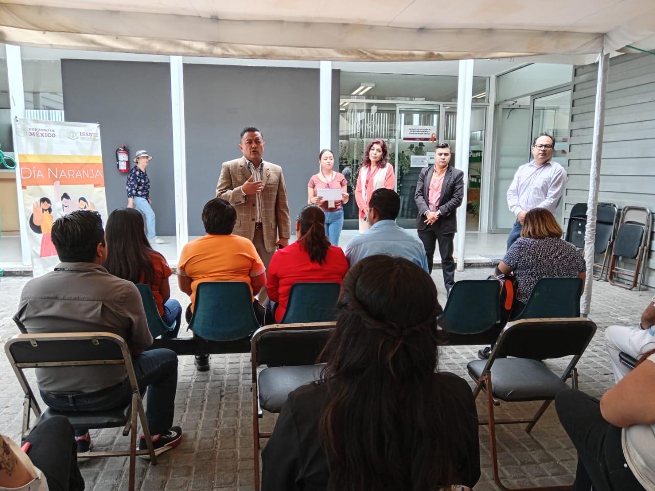 ISSSTE Puebla fortalece acciones en contra la violencia de género