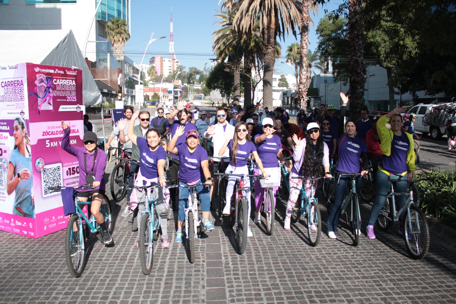 Realiza Gobierno de la Ciudad Rodada Pedaleando Juntas