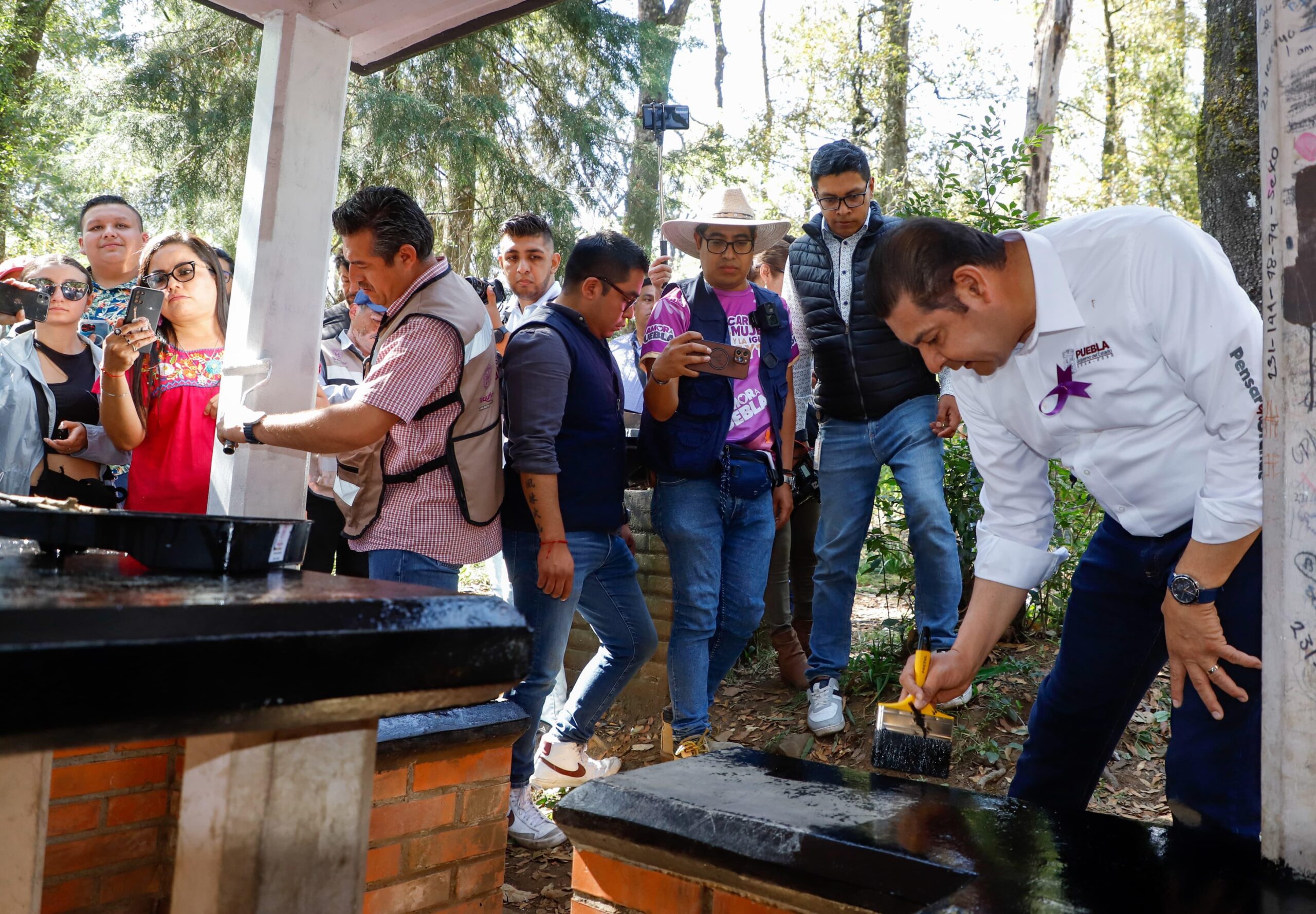 En Teziutlán, décima faena comunitaria rescata espacios públicos y valores