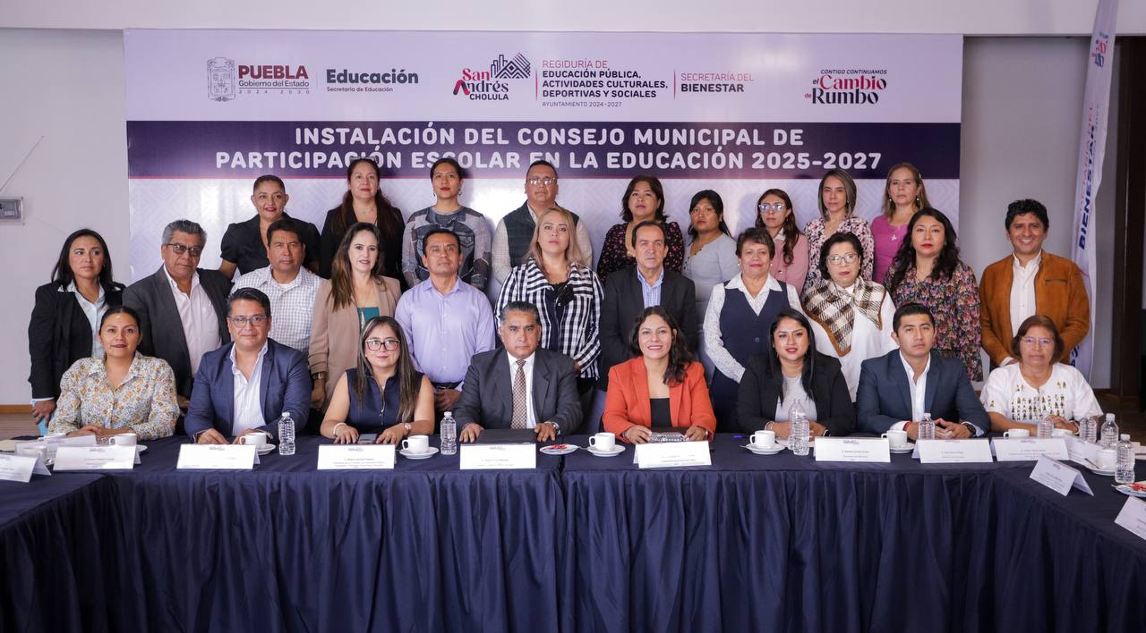 San Andrés Cholula refuerza lazos entre escuela y comunidad con nuevo consejo educativo.