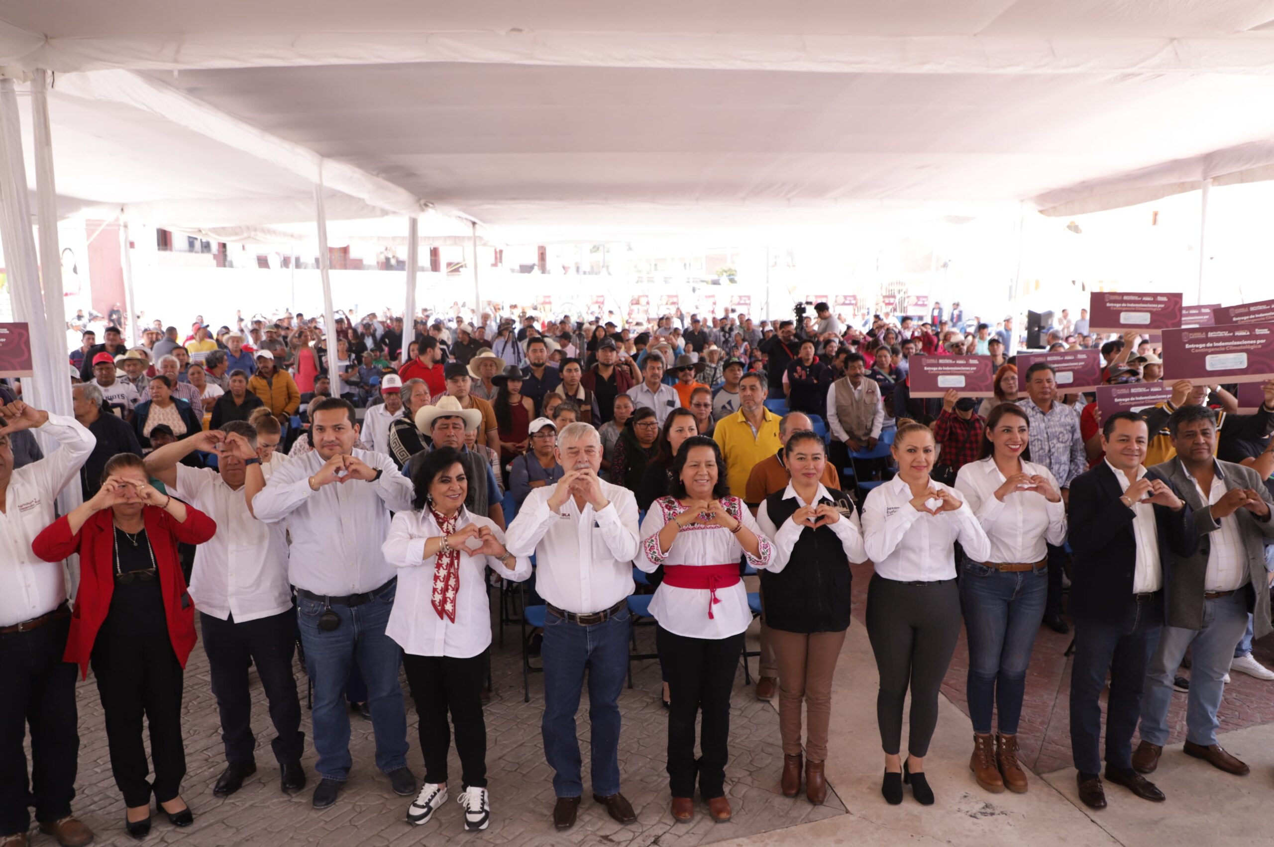 Gobierno de Puebla rescata economía de productores ante heladas atípicas en Chiautzingo