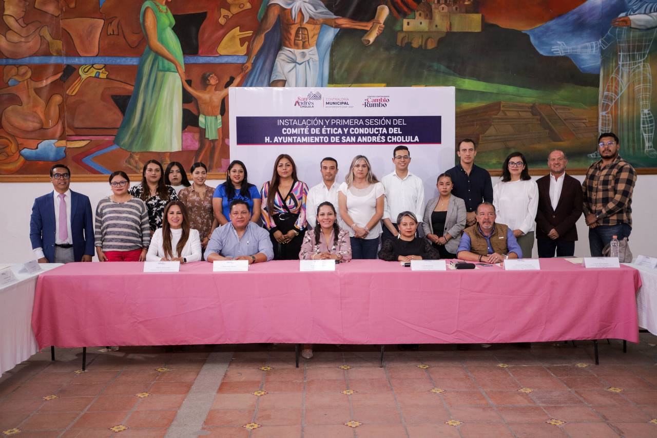 Instalan Comité de Ética y Conducta en San Andrés Cholula