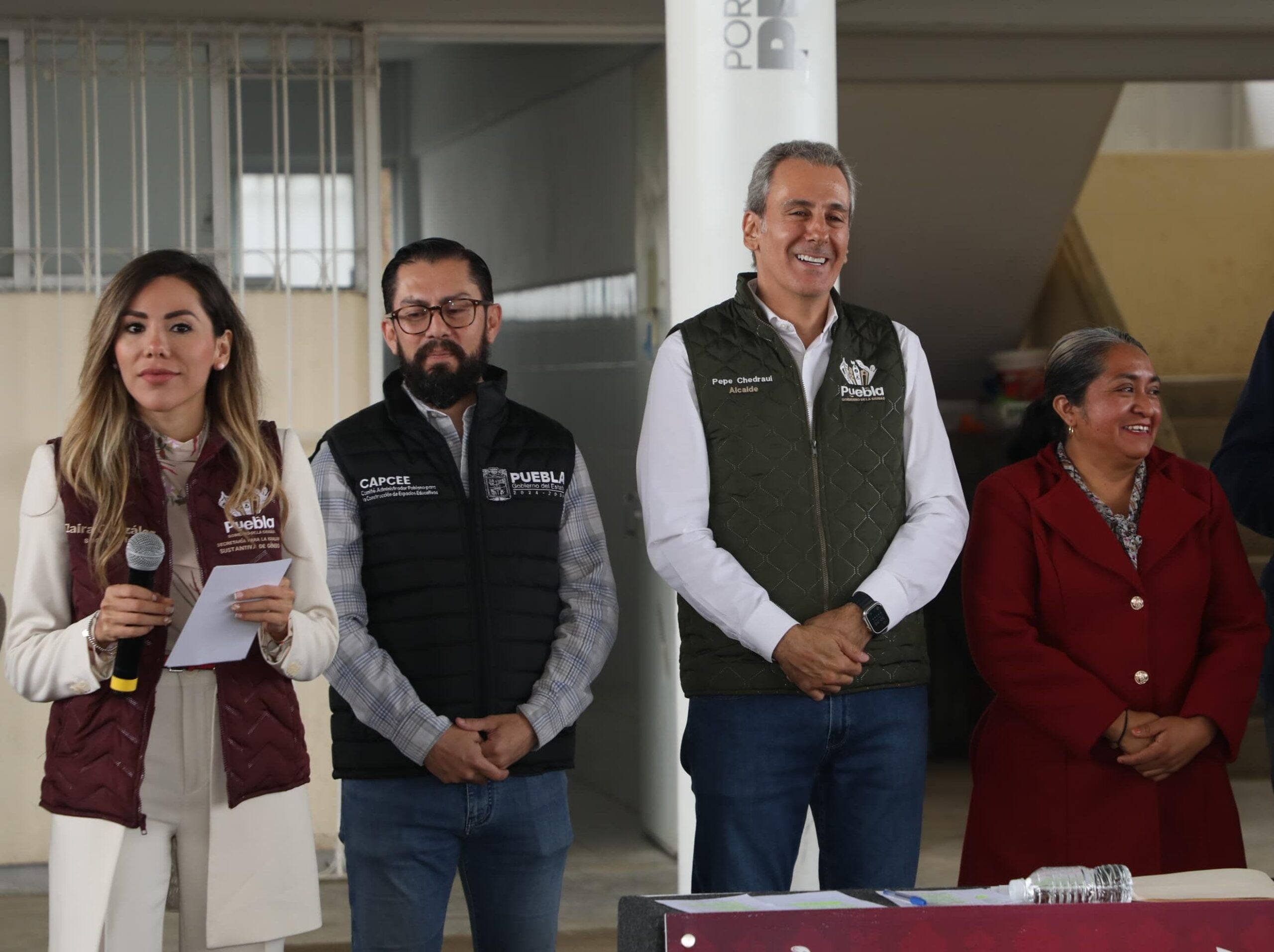 Entrega Pepe Chedraui obra educativa en la Primaria General Tlanesse
