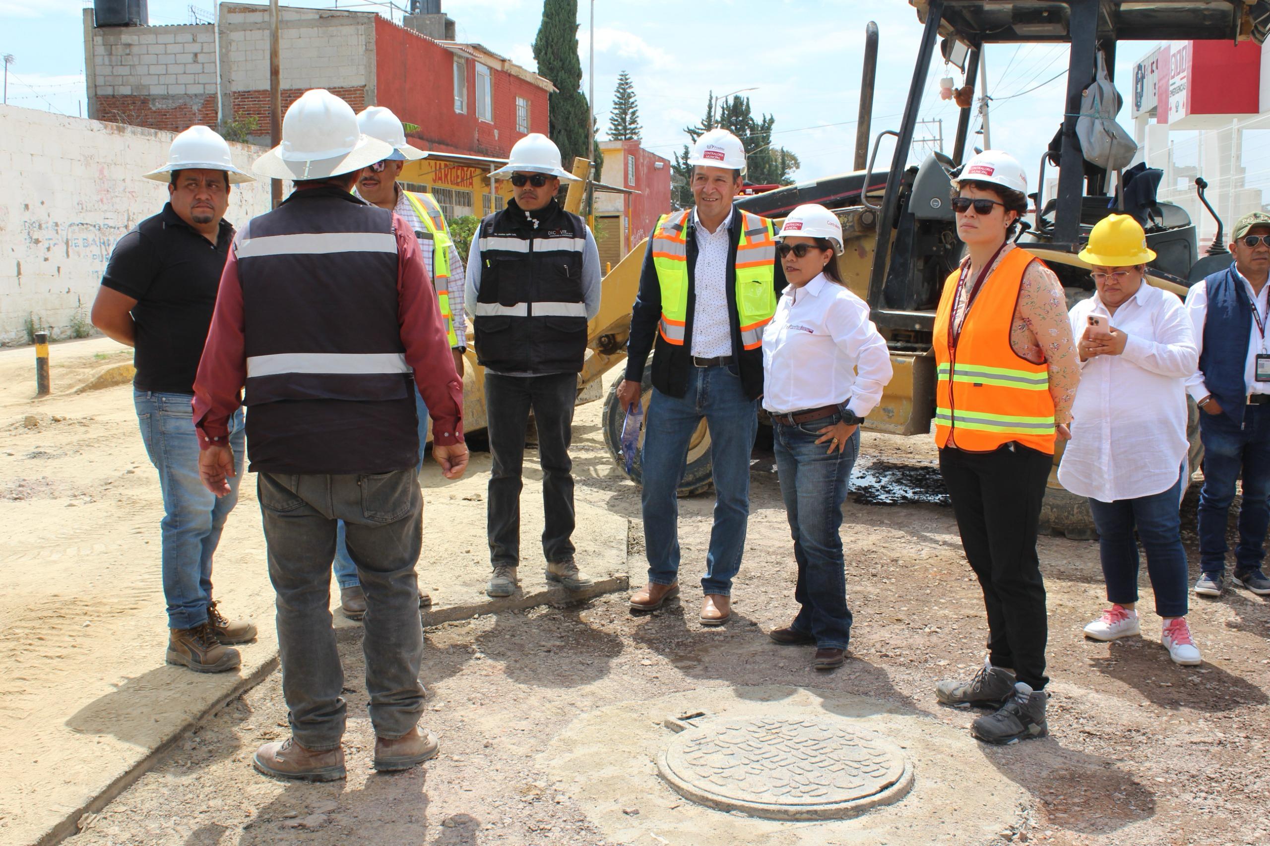 Supervisa Dulce Lilia Rivera avances en obras clave para el desarrollo social del municipio
