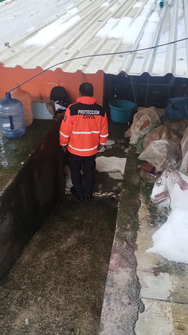 Protección Civil Municipal mitiga riesgos por lluvia intensa en Puebla capital