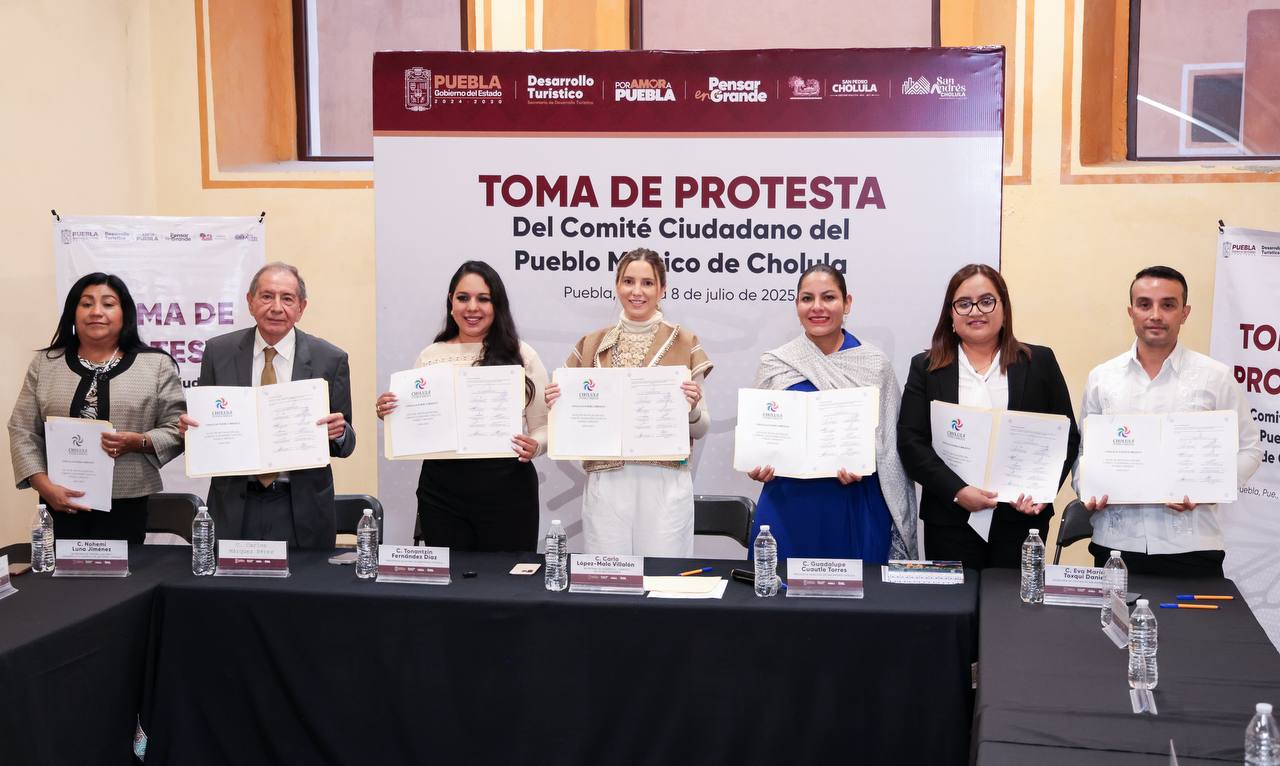 Instalan Comité Pueblo Mágico Cholula para fortalecer la promoción turística