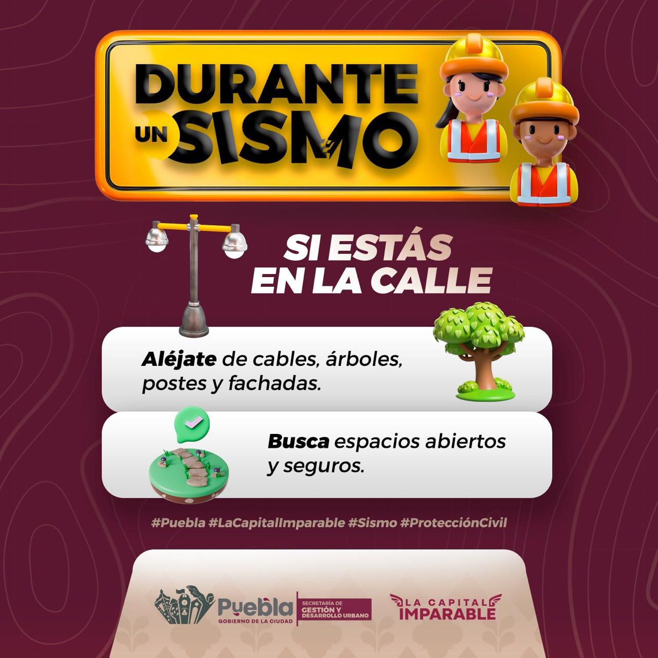 ¡Prepárate ante un sismo!