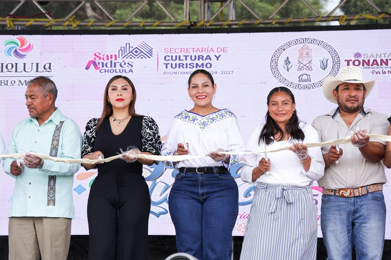 Celebra San Andrés Cholula la tradición con la 24ª Feria del Queso en Santa María Tonantzintla