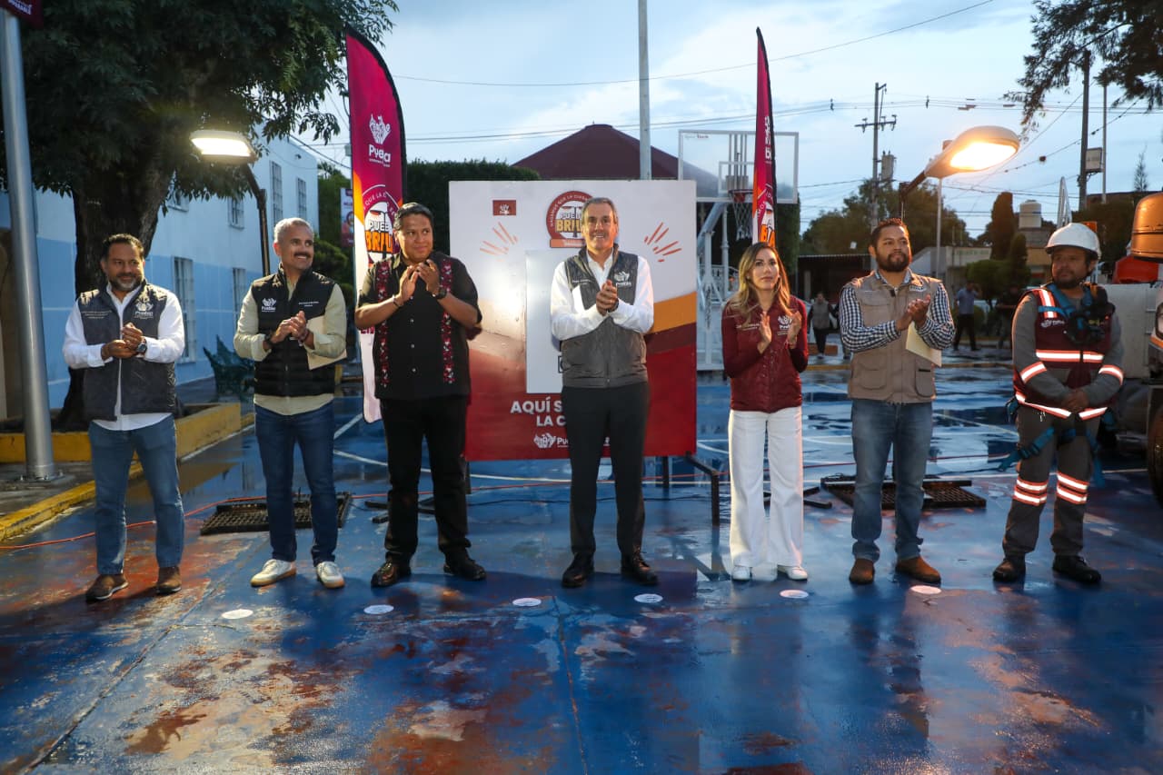 Con Puebla Brilla, Pepe Chedraui lleva luz y modernidad a San Pedro Zacachimalpa