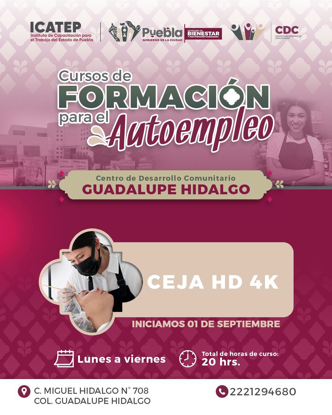 Anuncia Gobierno de Pepe Chedraui apertura de inscripciones para cursos gratuitos de capacitación en septiembre