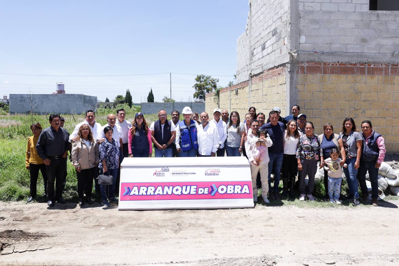 Arranca Lupita Cuautle obra de adoquinamiento y servicios en San Rafael Comac