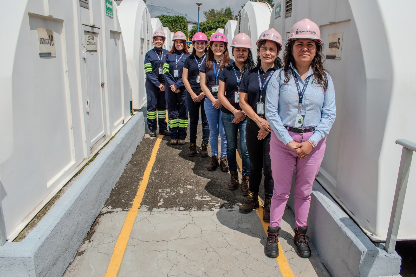 “Cascos Rosas”, el programa de Agua de Puebla que impulsa y reconoce la labor de la mujer en el sector hídrico