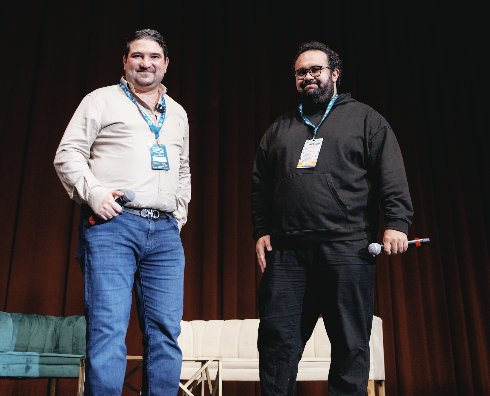Oscar Flores, director de “Apodaca Group” y Javier Paniagua, quien es referente como posicionador de talentos, triunfaron con su conferencia en la “BMB”