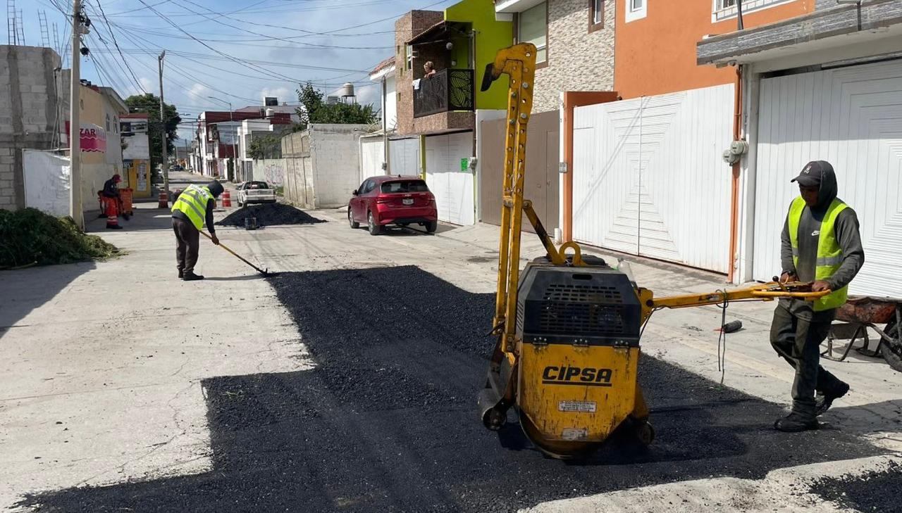 Campaña Capitalina Bacheando Puebla: impulsa la movilidad del transporte público mercantil